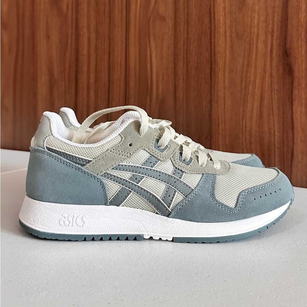 ASICS UNISEX Olive and Teal Running Shoes Size 6.5 like new! - Picture 7 of 14